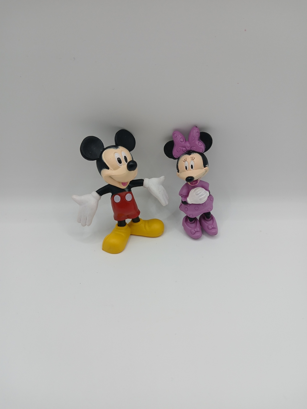 MICKEY & MINNIE MOUSE Figure Set CLUBHOUSE Disney Cartoon PVC TOY Play Set